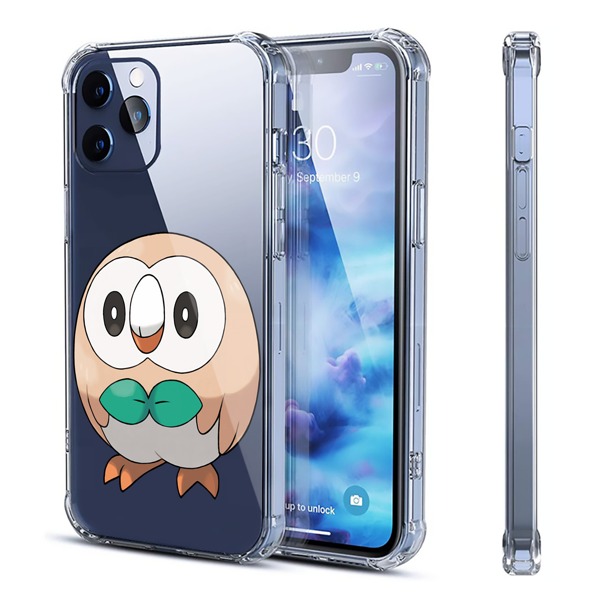 （画像用） ポケットモンスター Pokémon 【iPhone 12シリーズ対応】透明スマホケース（クリアソフトケース）